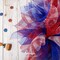 Royal Blue Metallic Mesh Ribbon, 10 inch x 30 feet(10Yard), Royal Blue with Royal Foil, Use for 4th of July Wreath